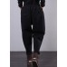 Beautiful black pant unique elastic waist drawstring Work casual pants